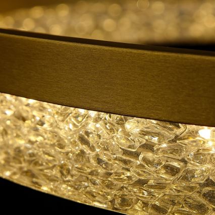 Żyrandol LED na lince GALA LED/25W/230V śr. 50 cm złoty