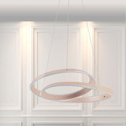 Žyrandol LED na lince GLOW LED/75W/230V 4000K, śr. 60 cm, złoty