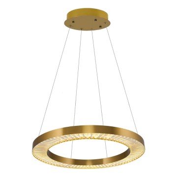 Żyrandol LED na lince JESI LED/85W/230V 3000K śr. 80 cm brązowy