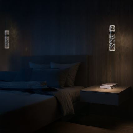 Žyrandol LED na lince LAGOS LED/8W/230V złoty