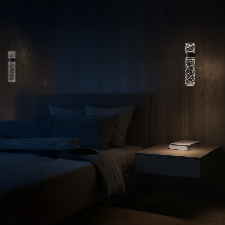 Žyrandol LED na lince LAGOS LED/8W/230V złoty