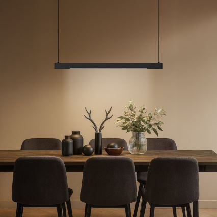 Żyrandol LED na lince LINEA LED/36W/230V 3000/4000/5700K CRI 90 czarny
