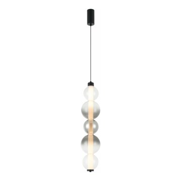 Žyrandol LED na lince LUMMI LED/19W/230V czarny/dymiony