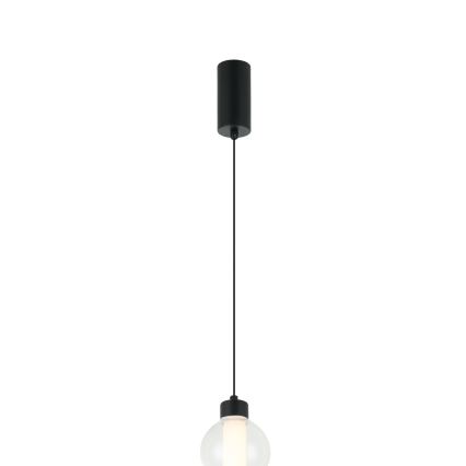 Žyrandol LED na lince LUMMI LED/19W/230V czarny/dymiony