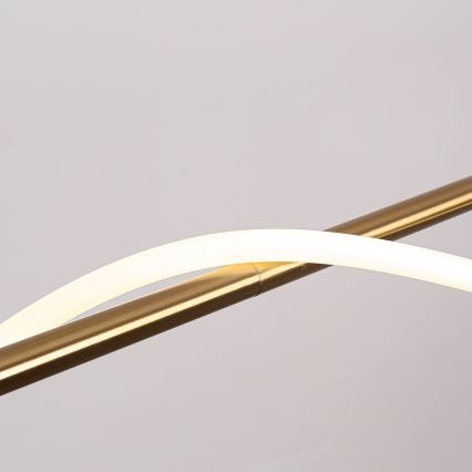 Żyrandol LED na lince MELECA LED/24W/230V 3000/4000/6000K 100 cm złoty