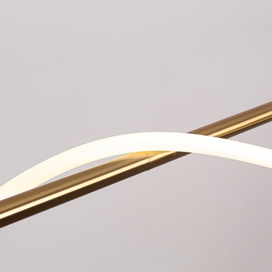 Żyrandol LED na lince MELECA LED/24W/230V 3000/4000/6000K 100 cm złoty