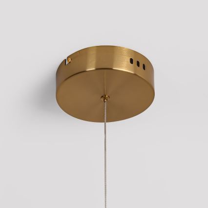 Żyrandol LED na lince MELECA LED/24W/230V 3000/4000/6000K 100 cm złoty