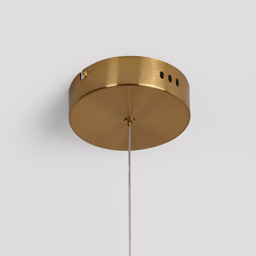 Żyrandol LED na lince MELECA LED/24W/230V 3000/4000/6000K 100 cm złoty