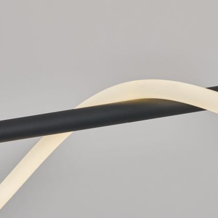 Żyrandol LED na lince MELECA LED/36W/230V 3000/4000/6000K 160 cm czarny