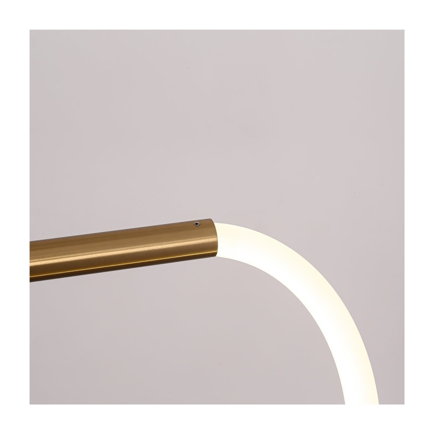 Żyrandol LED na lince MELECA LED/36W/230V 3000/4000/6000K 160 cm złoty