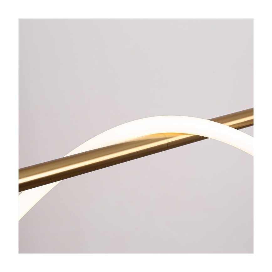 Żyrandol LED na lince MELECA LED/36W/230V 3000/4000/6000K 160 cm złoty