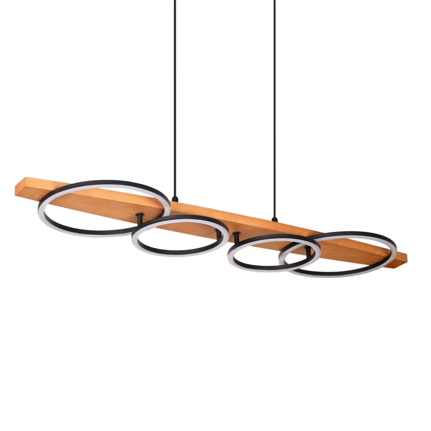 Żyrandol LED na lince MELISA LED/35W/230V sosna
