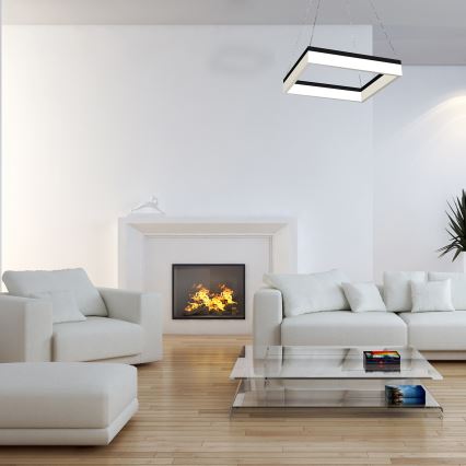 Żyrandol LED na lince NERO LED/32W/230V