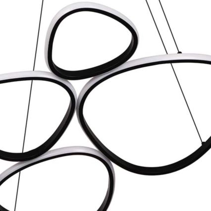 Żyrandol LED na lince PETRA LED/58W/230V 4000K czarny