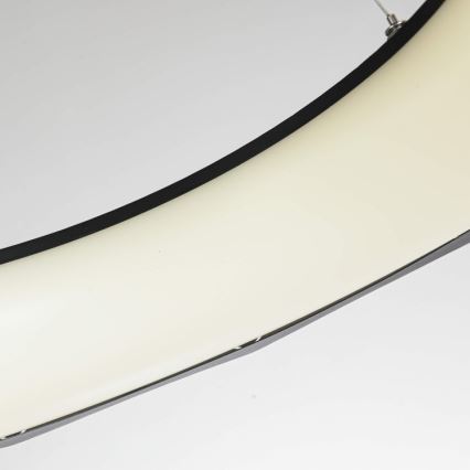 Żyrandol LED na lince REUS LED/36W/230V 4000K śr. 61 cm czarny