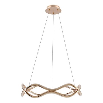 Žyrandol LED na lince VAVE LED/28W/230V różové zlato