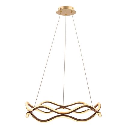 Žyrandol LED na lince VAVE LED/28W/230V różové zlato