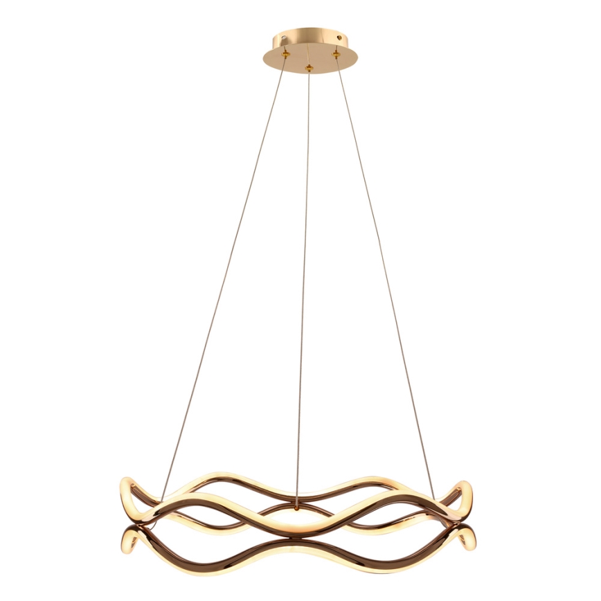 Žyrandol LED na lince VAVE LED/28W/230V różové zlato