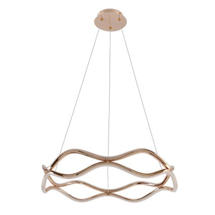 Žyrandol LED na lince VAVE LED/28W/230V różové zlato