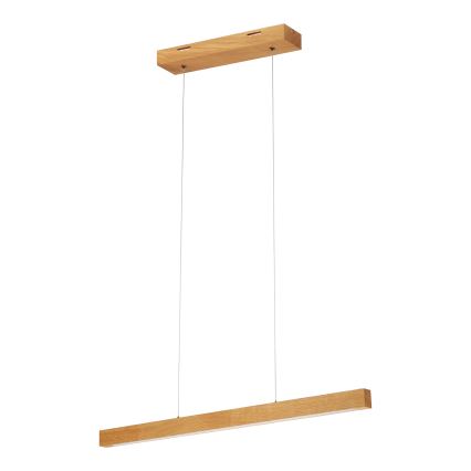 Żyrandol LED na lince VERDE LED/18W/230V 3000K 76 cm dąb