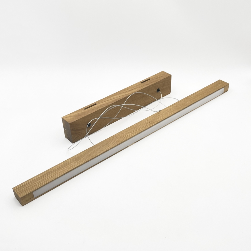 Żyrandol LED na lince VERDE LED/18W/230V 3000K 76 cm dąb