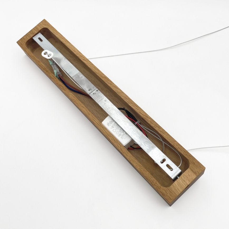 Żyrandol LED na lince VERDE LED/18W/230V 3000K 76 cm dąb