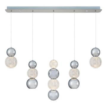 Żyrandol LED na linkach CREMONA LED/27W/230V 3000K matowy chrom