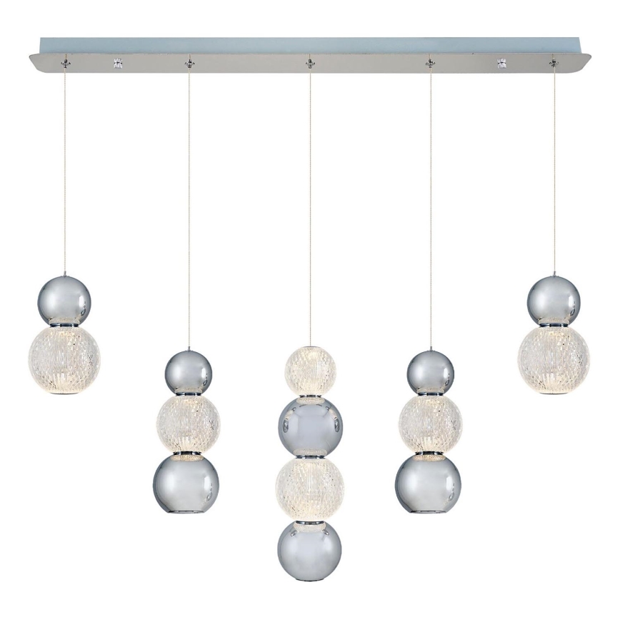 Żyrandol LED na linkach CREMONA LED/27W/230V 3000K matowy chrom