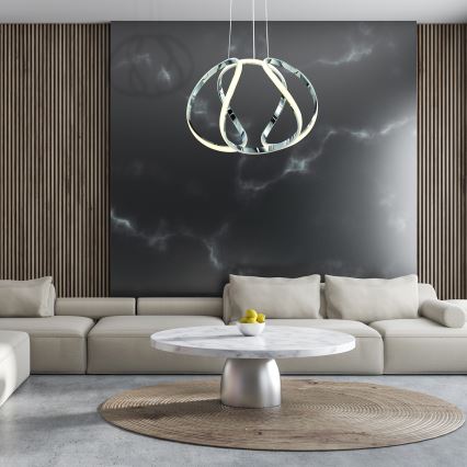 Żyrandol LED na linkach GLOBE LED/50W/230V