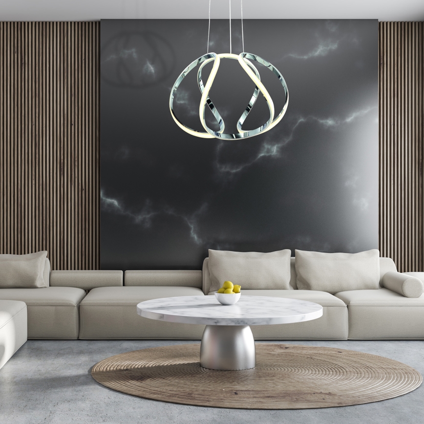 Żyrandol LED na linkach GLOBE LED/50W/230V