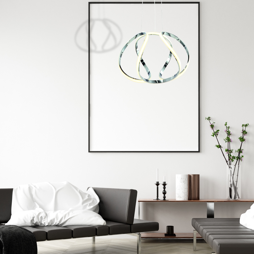 Żyrandol LED na linkach GLOBE LED/50W/230V