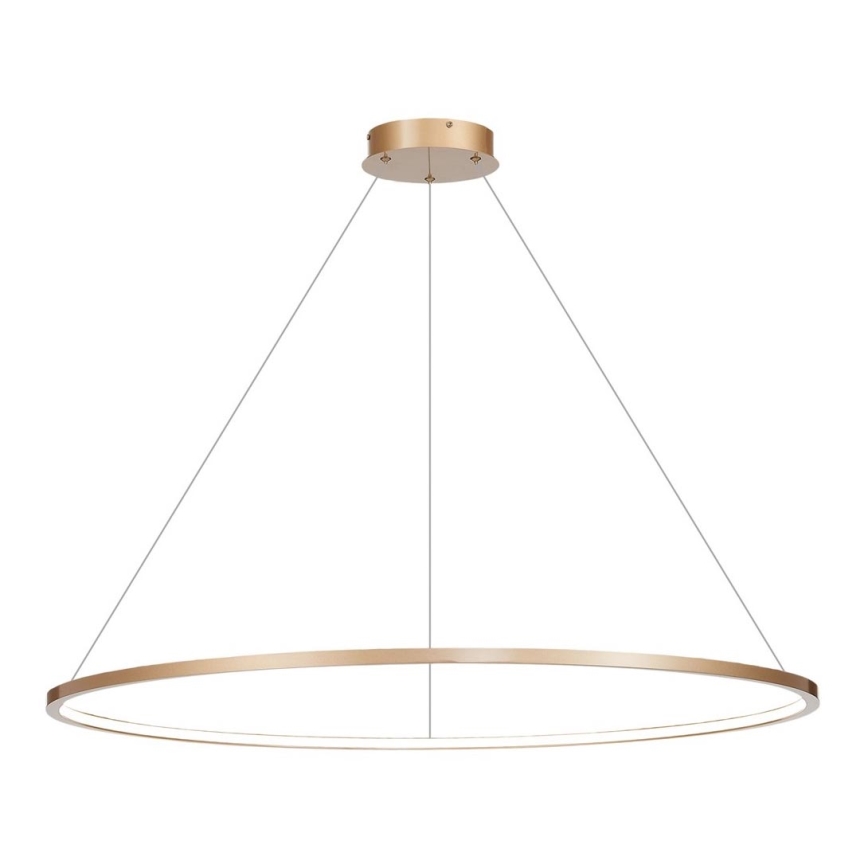 Żyrandol LED na linkach SATURNO LED/65W/230V śr. 120 cm IP44 złoty