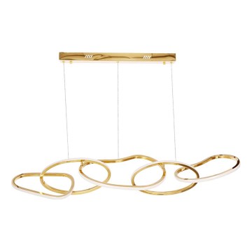 Żyrandol LED na przewodzie ANNELI LED/45W/230V 125 cm złoty