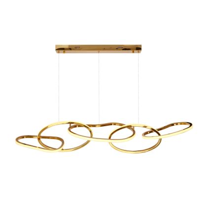 Żyrandol LED na przewodzie ANNELI LED/45W/230V 125 cm złoty