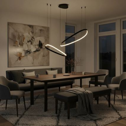 Żyrandol LED na przewodzie MICHELLE LED/48W/230V 4000K czarny