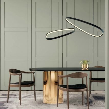 Żyrandol LED na przewodzie MICHELLE LED/48W/230V 4000K czarny