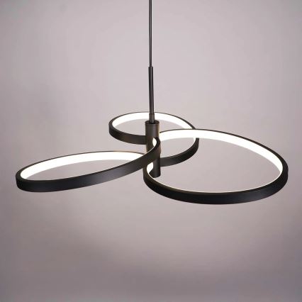 Żyrandol LED na przewodzie RIBBON LED/25W/230V 4000K czarny