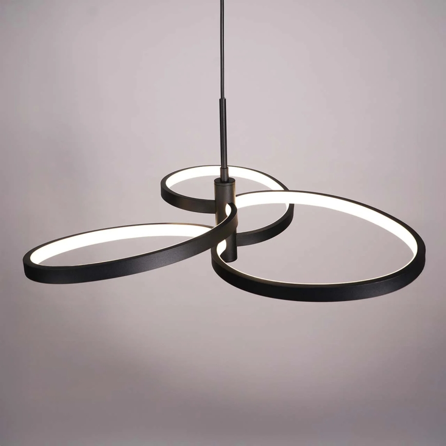 Żyrandol LED na przewodzie RIBBON LED/25W/230V 4000K czarny