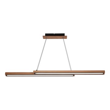 Żyrandol LED na przewodzie SENTO LED/19W/230V drewno