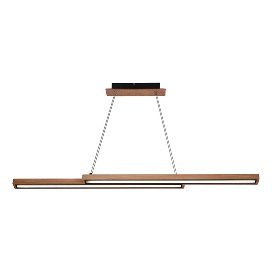 Żyrandol LED na przewodzie SENTO LED/19W/230V drewno