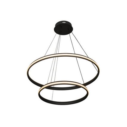 LED ściemnialny żyrandol na linkach LED/90W/230V 3000-6500K śr. 60 cm + pilot zdalnego sterowania