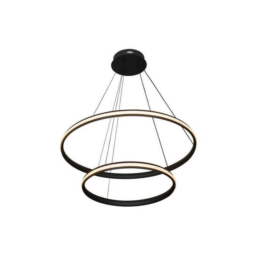 LED ściemnialny żyrandol na linkach LED/90W/230V 3000-6500K śr. 60 cm + pilot zdalnego sterowania