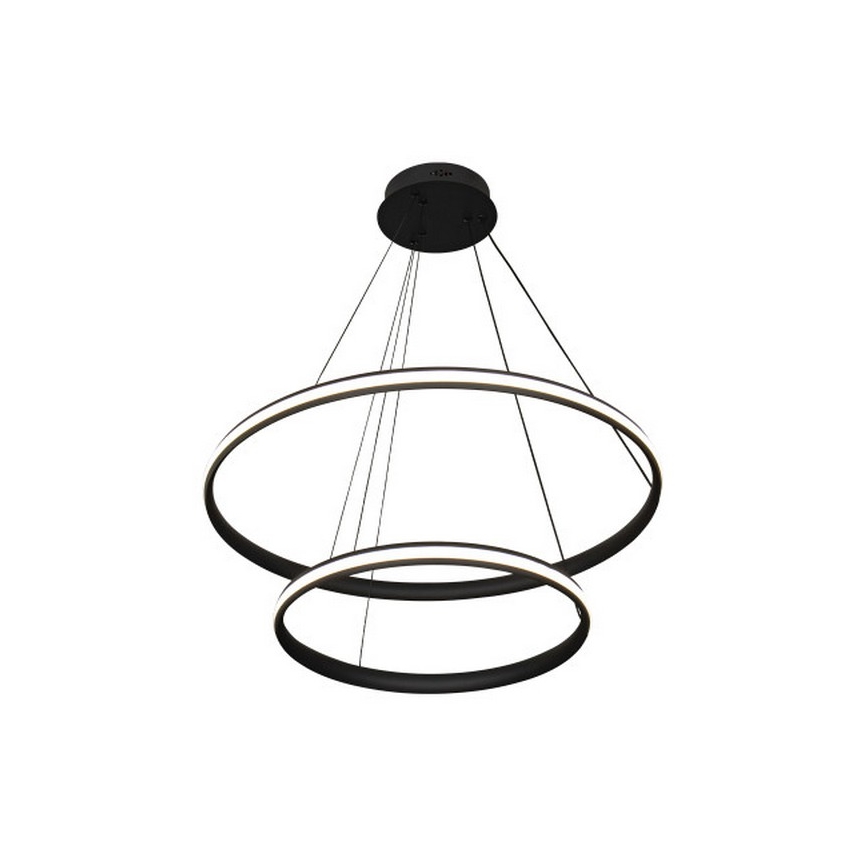 LED ściemnialny żyrandol na linkach LED/90W/230V 3000-6500K śr. 60 cm + pilot zdalnego sterowania