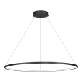 Żyrandol LED wiszący na lince SATURNO LED/57W/230V śr. 100 cm IP44 czarny