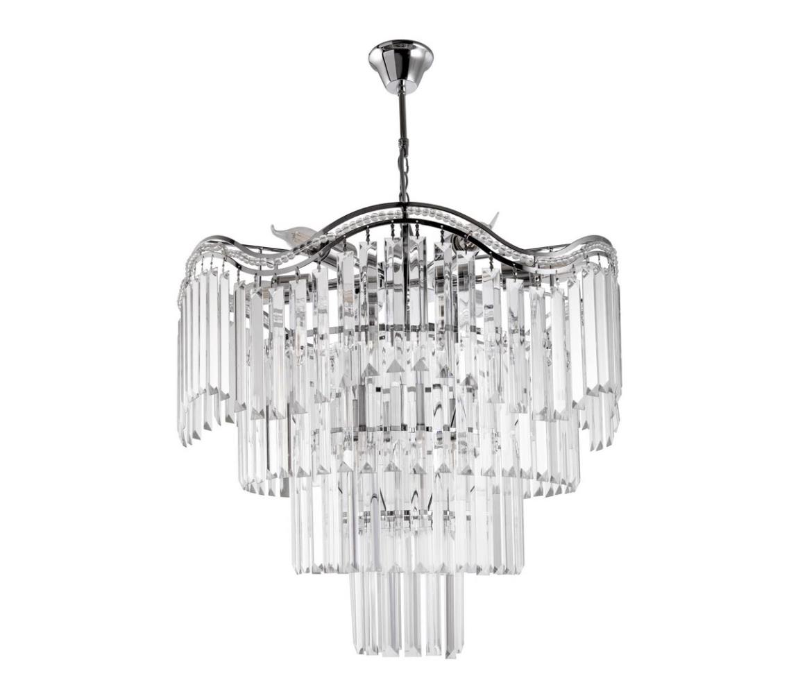 Żyrandol na łańcuchu 7xE27/60W/230V