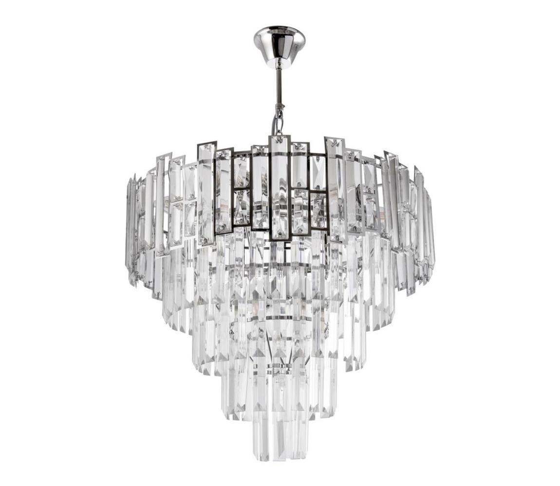 Żyrandol na łańcuchu 8xE27/60W/230V