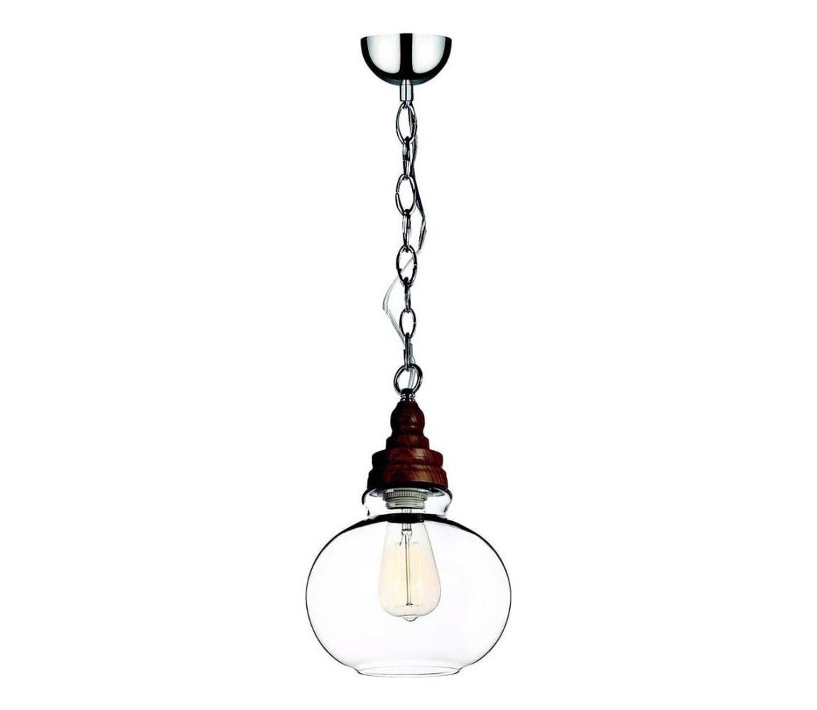 Żyrandol na łańcuchu EDVIN 1xE27/60W/230V