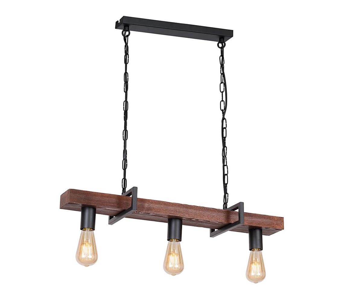 Żyrandol na łańcuchu HARD 3xE27/60W/230V