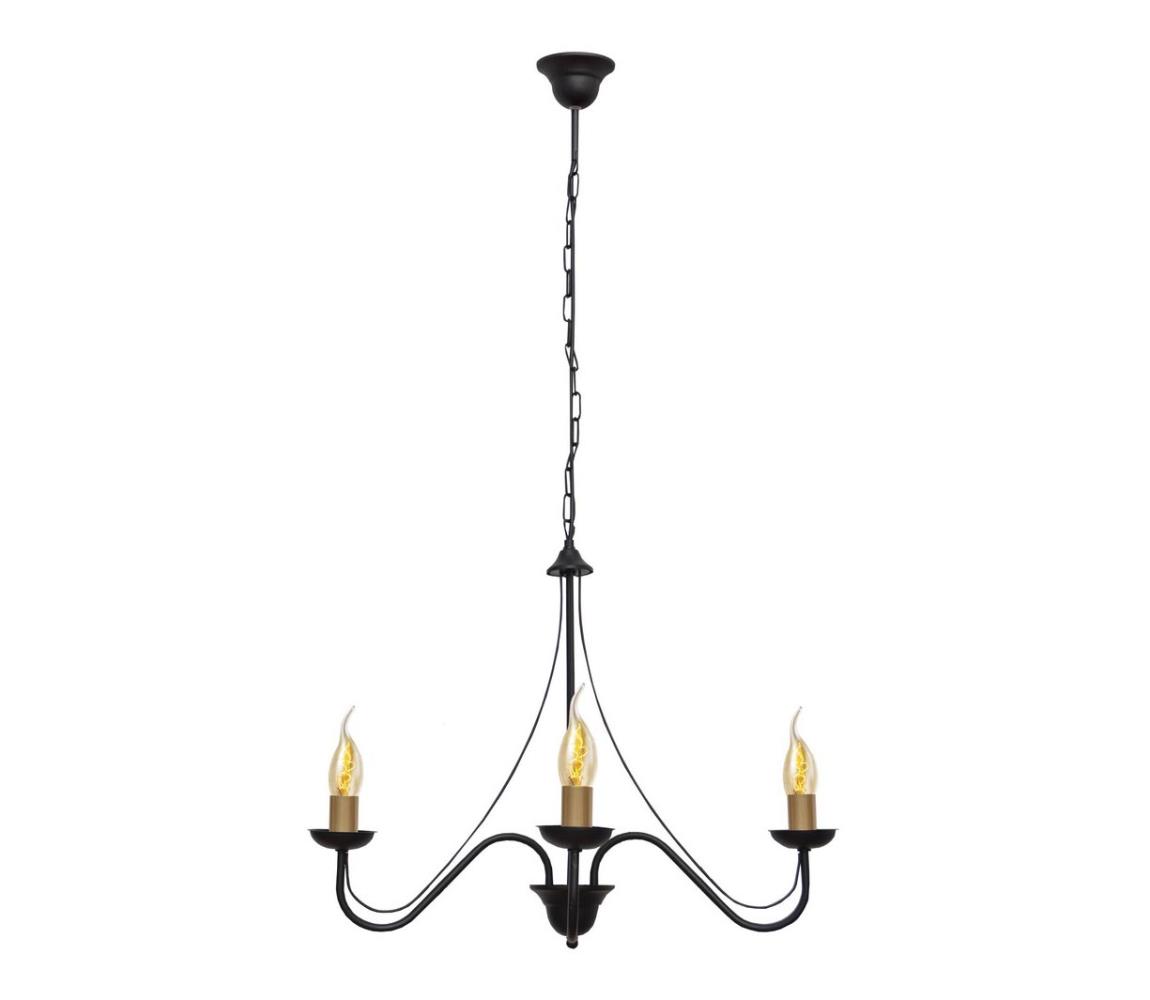 Żyrandol na łańcuchu MALBO 3xE14/60W/230V