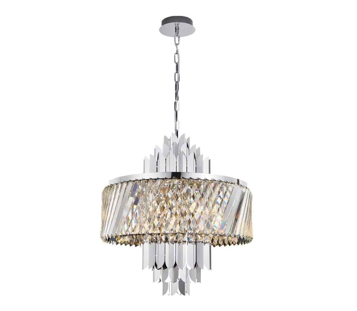 Żyrandol na łańcuchu MARGOT 9xE14/40W/230V chrom